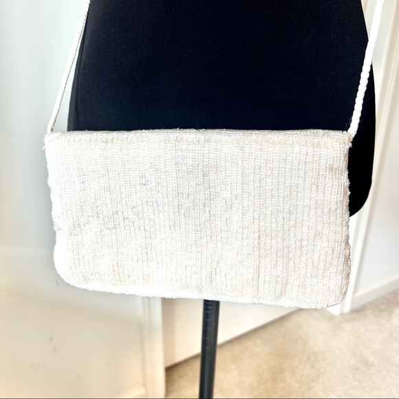 Vintage DELILL Beaded Evening Clutch Crossbody Bag - Picture 3 of 16